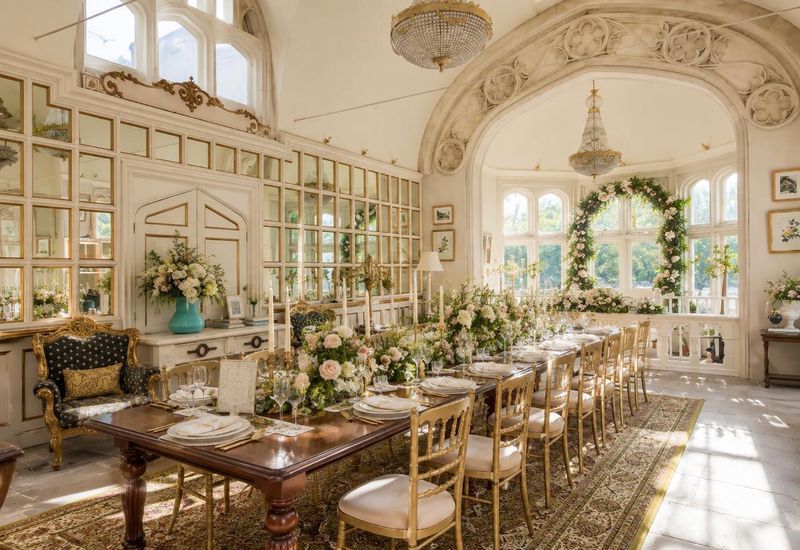 Orangery: AI-altered visualisation of the original room, for illustration only