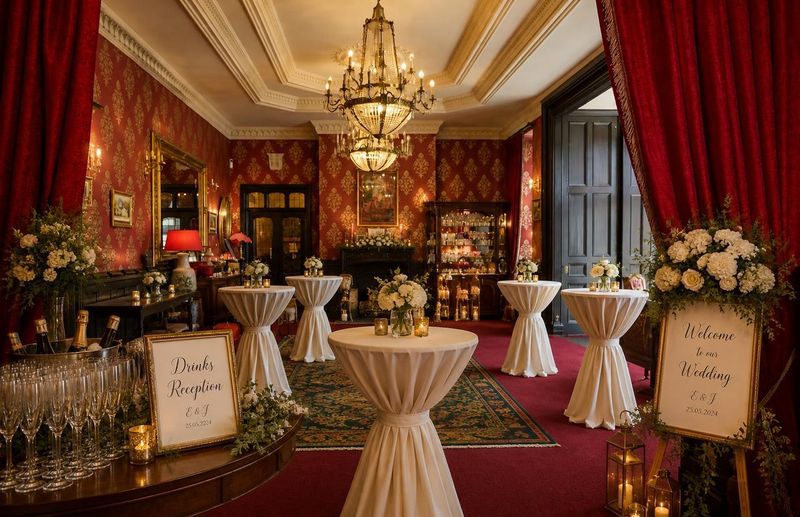 Red Room: AI-altered visualisation of the original room, for illustration only