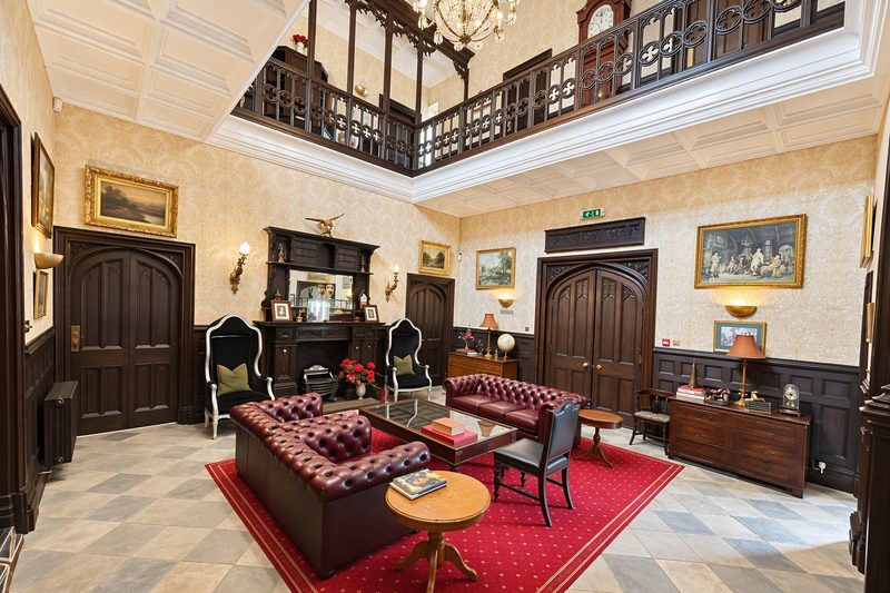 The Gothic gallery above the Hall at Ingress Abbey